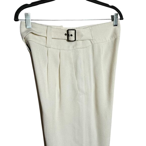 VERONIQUE LEROY PARIS Wide Leg Belted Pants Size 40 EU Made in France - Picture 4 of 11